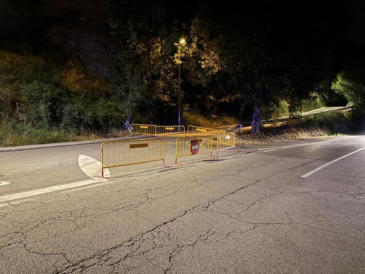 L'accés nord al barri de Sant Pau tancat per l'Ajuntament
