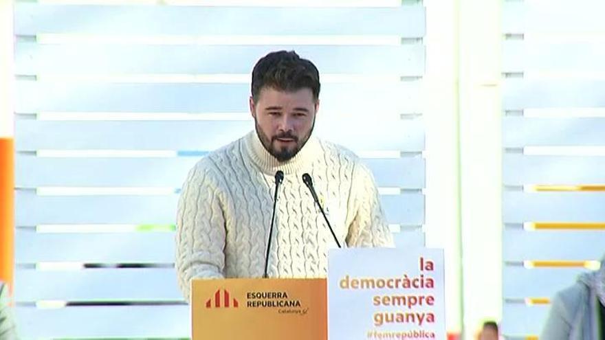 Rufián recuerda al PSOE que el "mejor desinfectante es la cal viva"