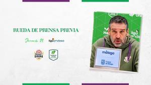 Ibon Navarro habla en la previa del Bàsquet Girona-Unicaja