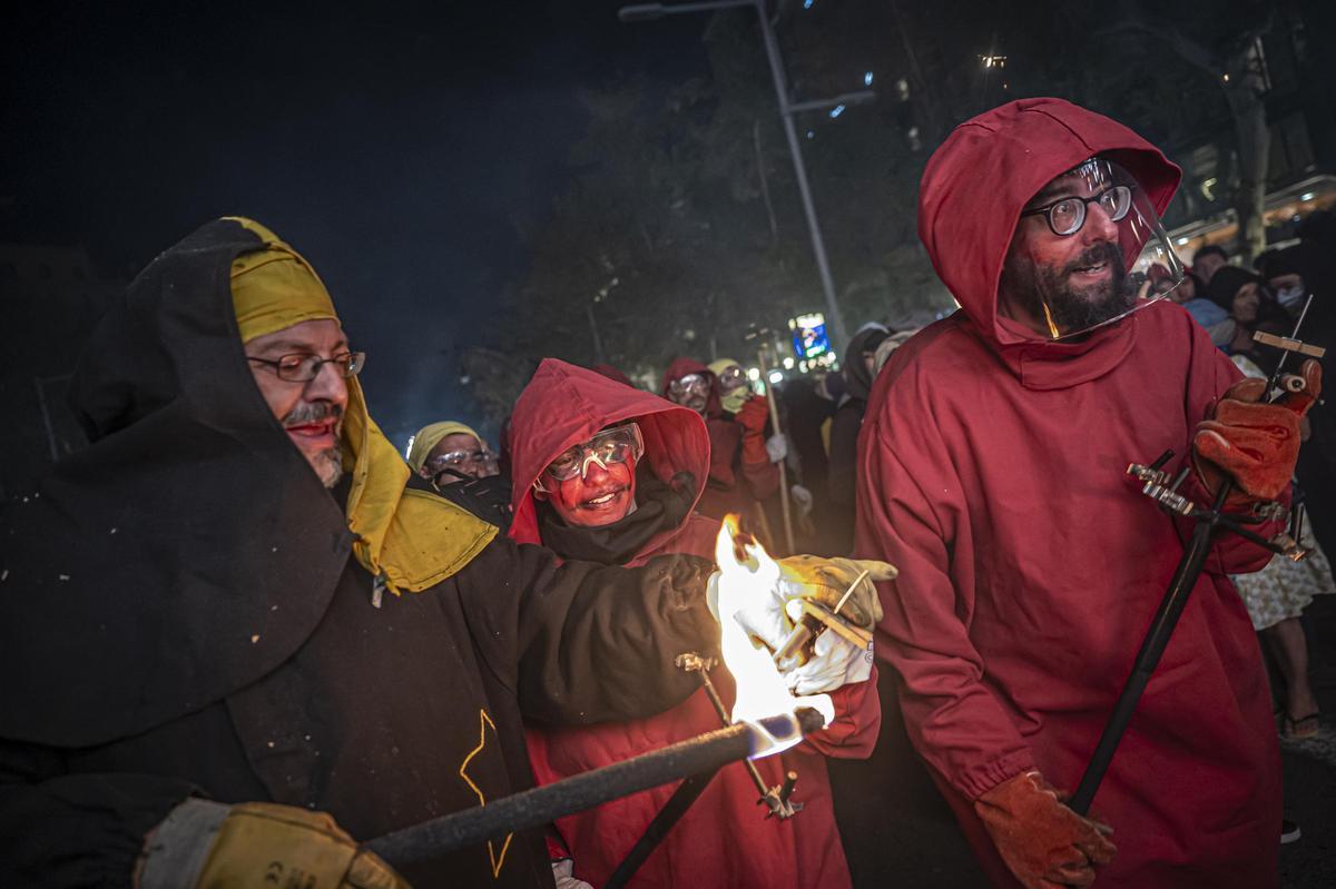 Dentro del correfoc de la Mercè