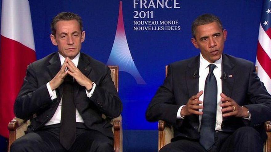Sarkozy y Obama exhiben su amistad