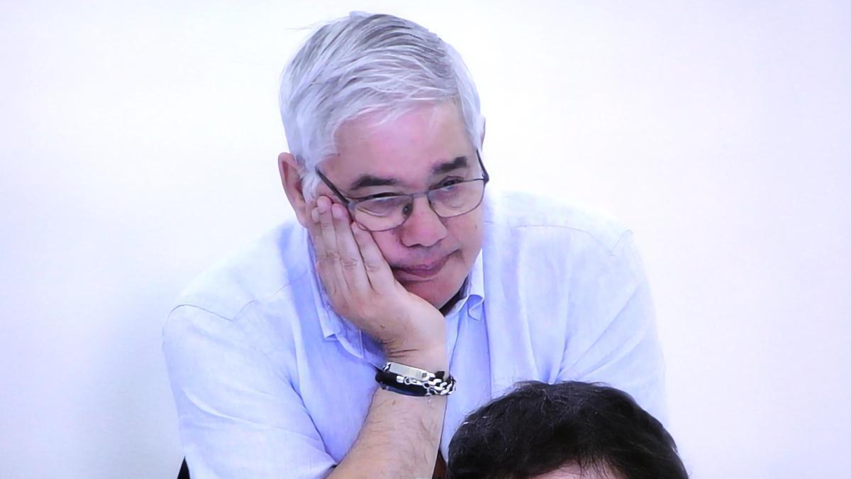 El maquinista del Alvia, Francisco Garzón, en la última jornada del juicio, en julio de 2023