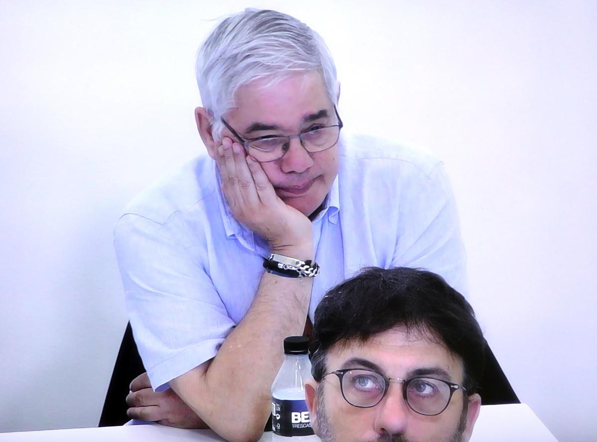 El maquinista del Alvia, Francisco Garzón, en la última jornada del juicio, en julio de 2023
