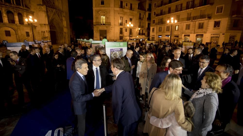 Inauguración de la exposición 'España y Prensa Ibérica: 40 años de historia democrática'