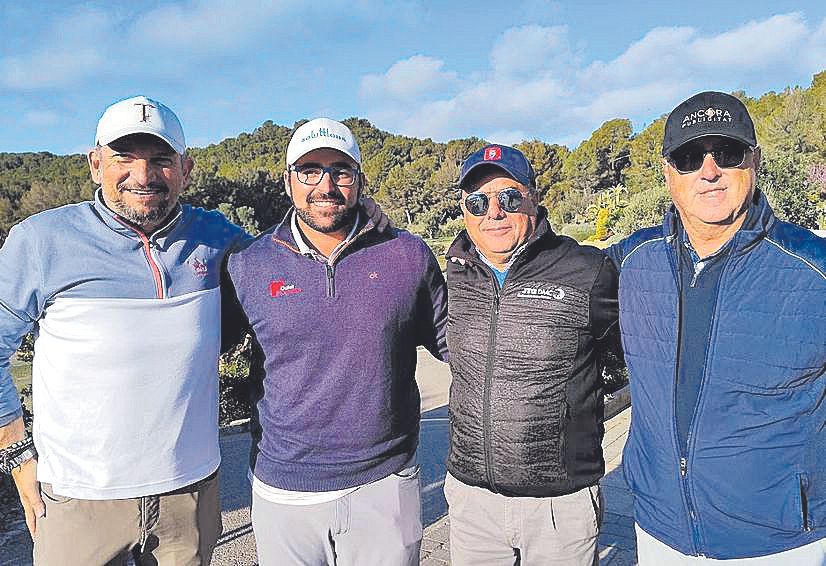 Carlos Esteban, Mario Galiano, Mohamed Ntifi y Carlos González.