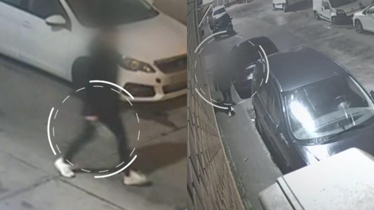 Actor saqueando coches