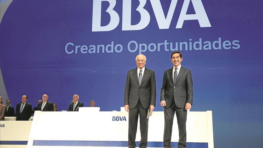 El BBVA gana 3.449 millones de euros hasta septiembre, el 23% más