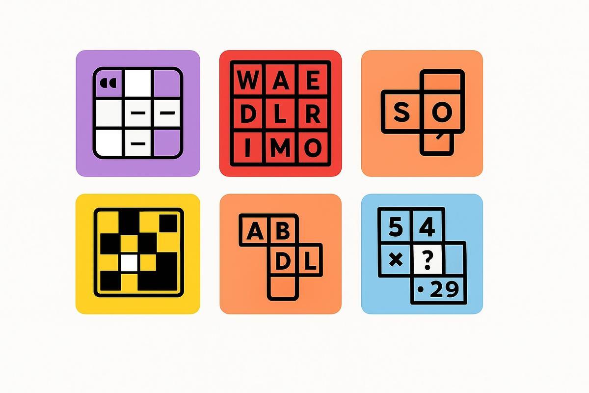 Algunos de los pasatiempos de LNE.