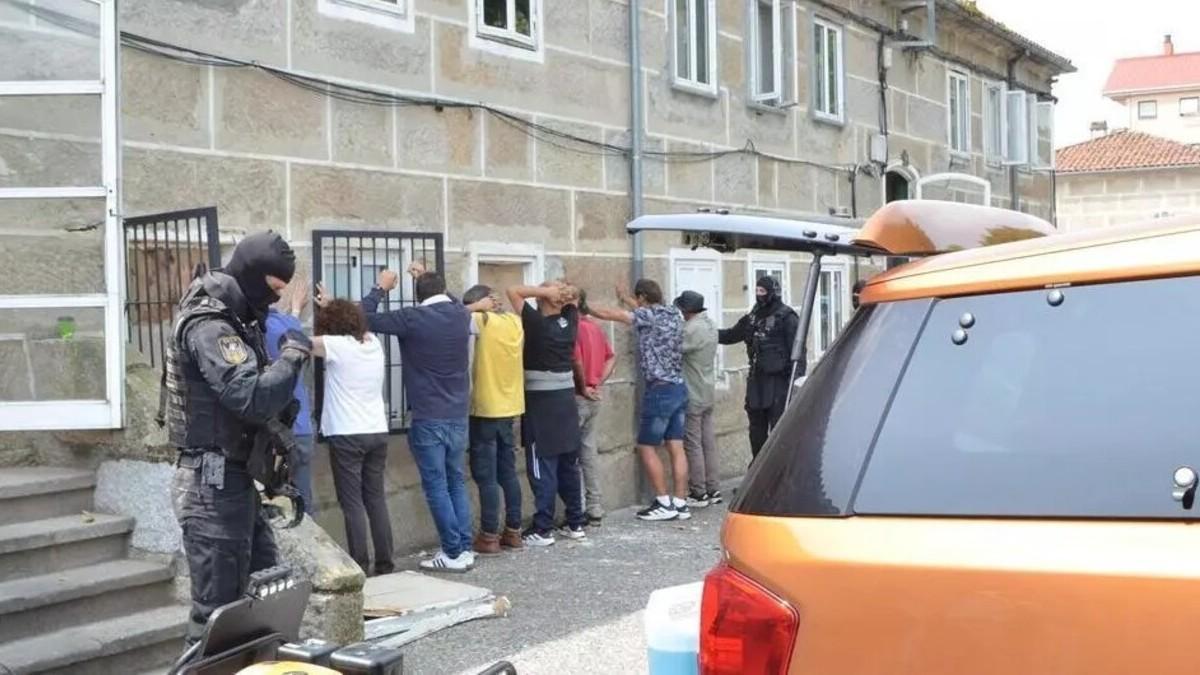 Una detención en una redada antidrogas en Galicia