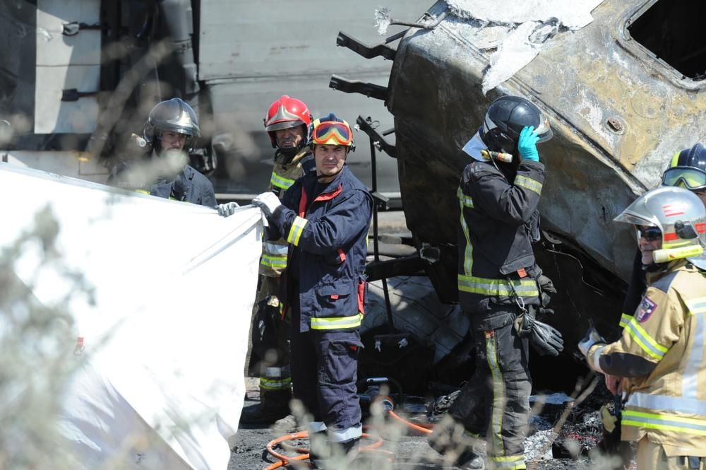 Las imágenes del accidente