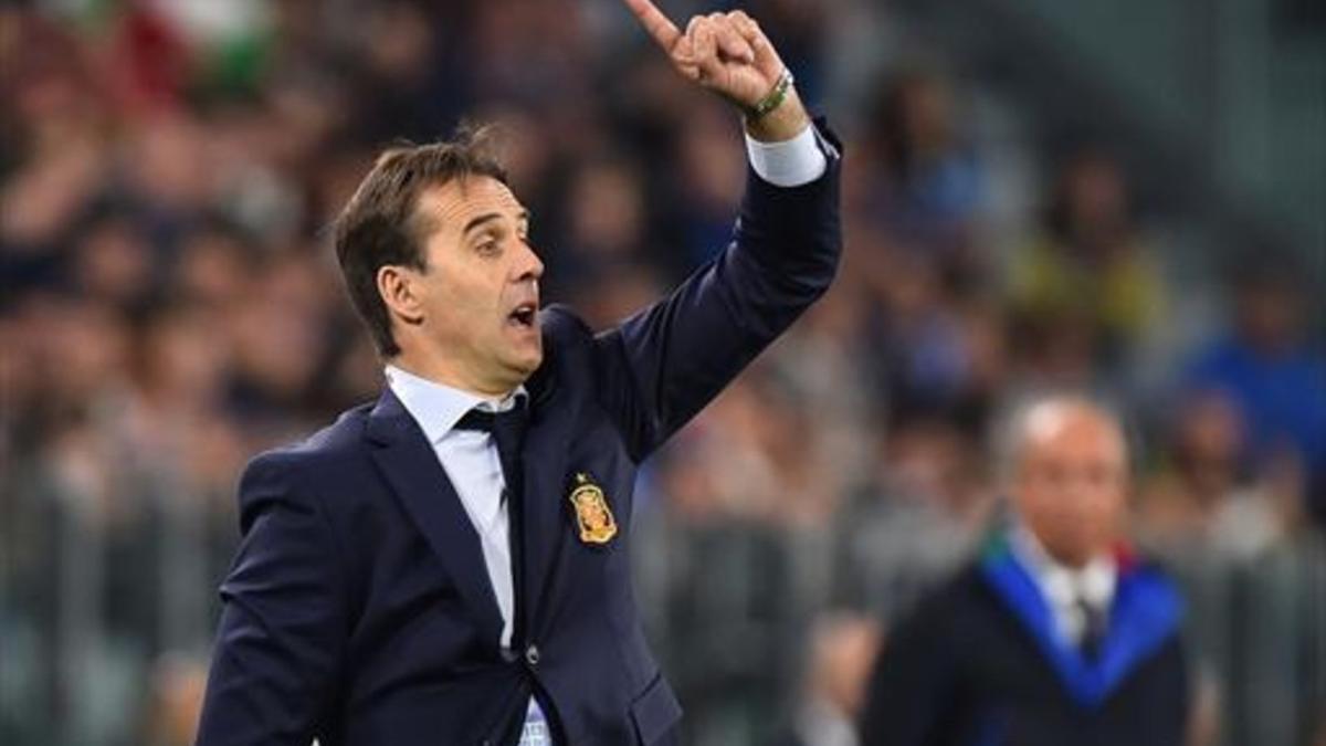 JULEN LOPETEGUI,  seleccionador de 'la Roja'.