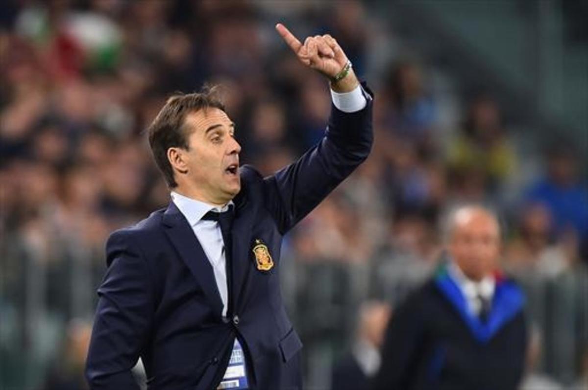 JULEN LOPETEGUI,  seleccionador de 'la Roja'.