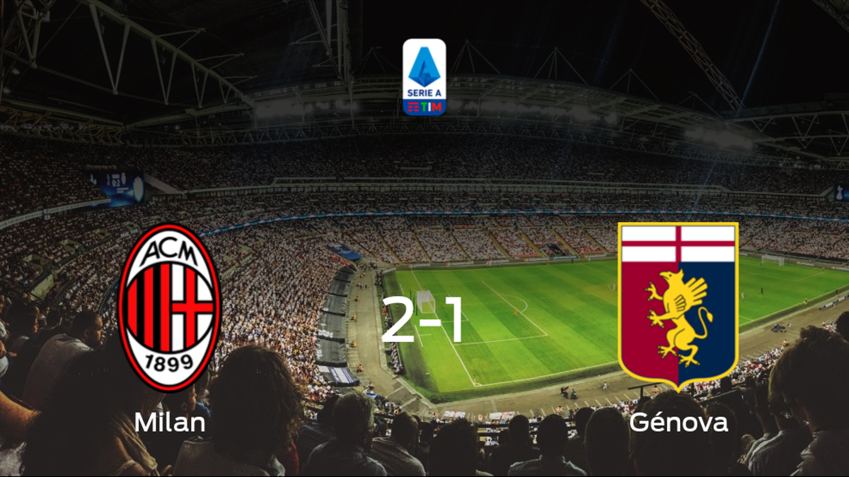 El AC Milan gana por 2-1 al Génova
