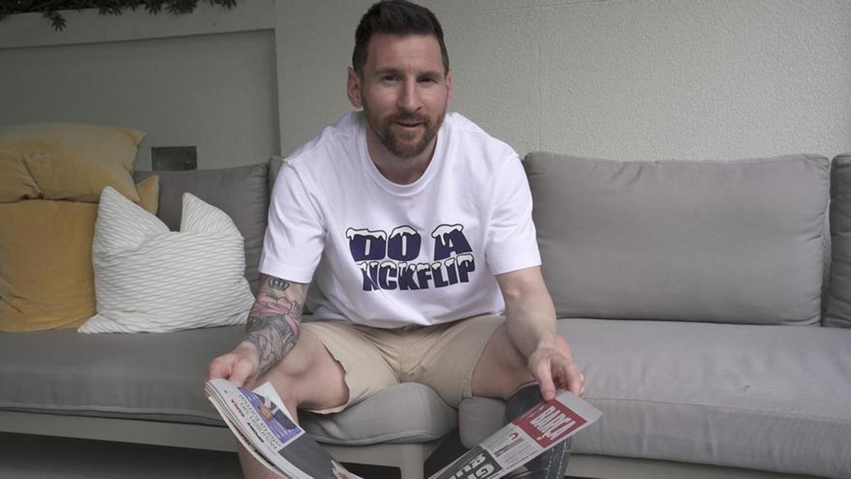 Leo Messi habla en exclusiva con Sport