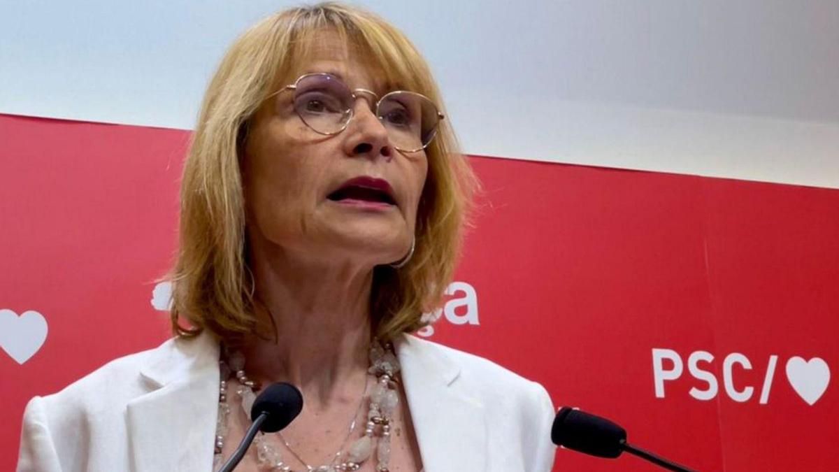 La portavoz de los socialistas catalanes, Lluïsa Moret | EUROPA PRESS