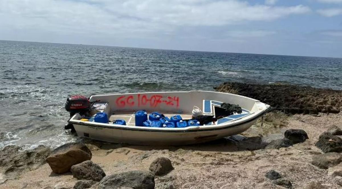 Una patera en Formentera en una imagen de archivo.