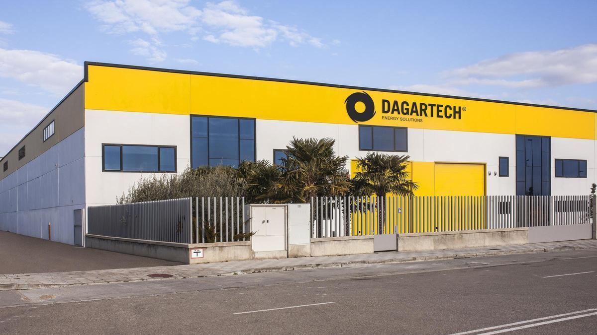 Las instalaciones de la empresa Dagartech, ubicada en La Muela (Zaragoza)