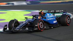 Carlos Sainz, durante una carrera