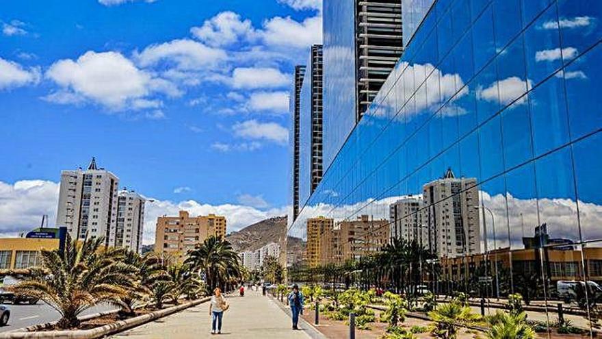 Exteriores de la Ciudad de la Justicia en la capital grancanaria, en una imagen de archivo.