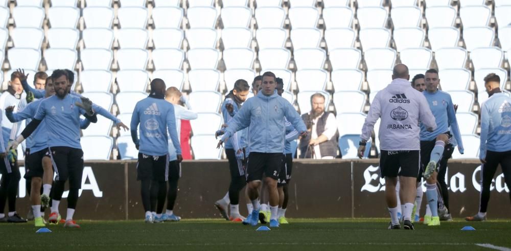 El Celta prepara la pólvora para revivir ante la Real Sociedad. // J. Lores