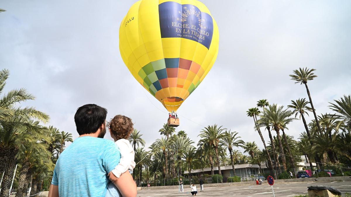 ¿Quieres ver el palmeral de Elche desde un globo aerostático?