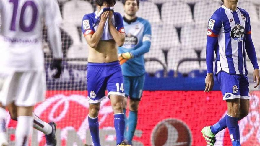 Arribas, Lux y Borges, abatidos tras el autogol del madrileño.