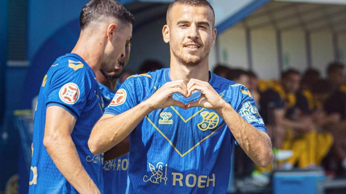 Jordi Cano, autor del gol