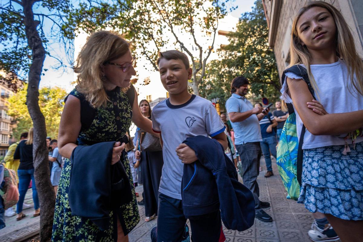 Vuelta al cole en la Escola Pia Sant Miquel de Barcelona