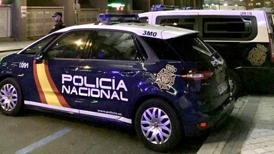 Policía Nacional en Marbella.