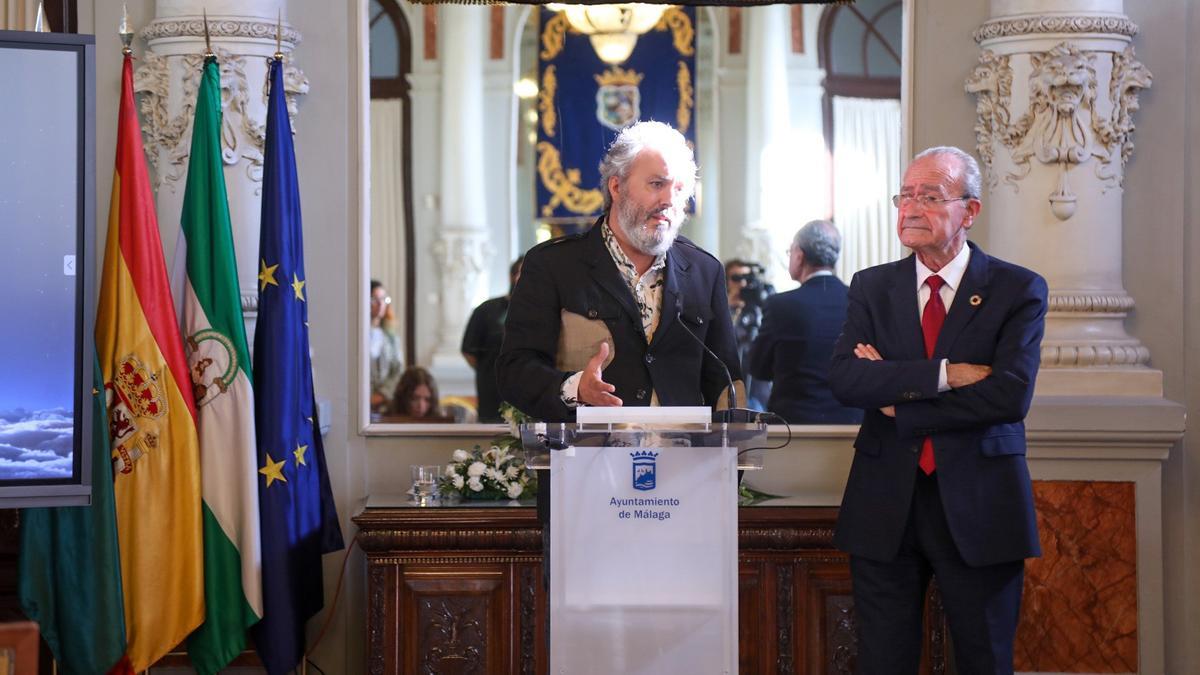 Presentación del acuerdo en el Ayuntamiento de Málaga