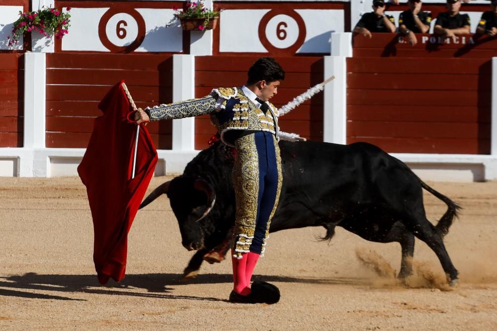 Novillada en El Bibio en la Feria de Begoña 2018.