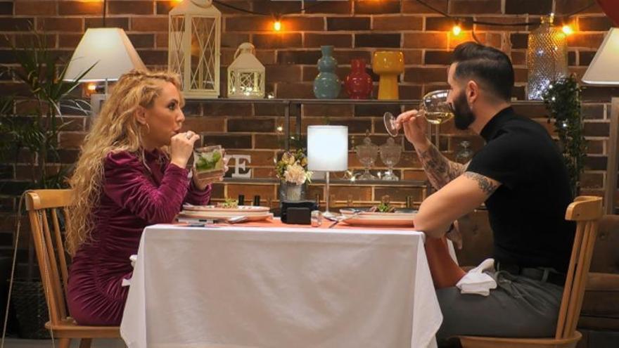 Imagen de la cena entre &#039;Shakira&#039; y Óscar.