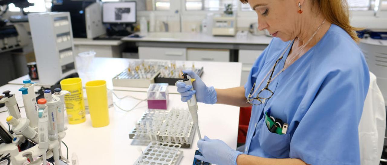 Laboratorio de Microbiología del Hospital General de Alicante.