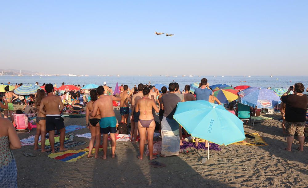 La jornada del sábado estuvo marcada por un espectáculo al atardecer sobre las playas de la localidad torreña