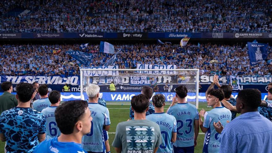 Todos los socios del Málaga viajan a Almería gracias a esta iniciativa