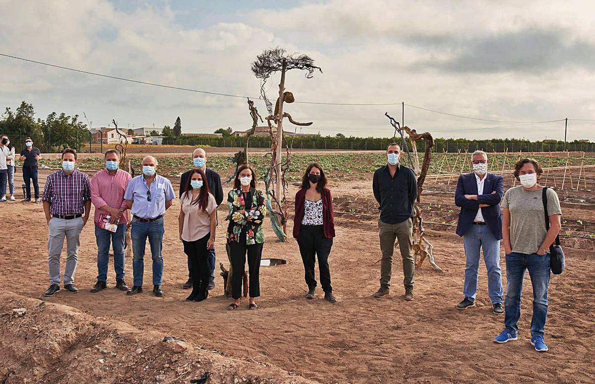 «Plantado» en Meliana el kilómetro 0 de València