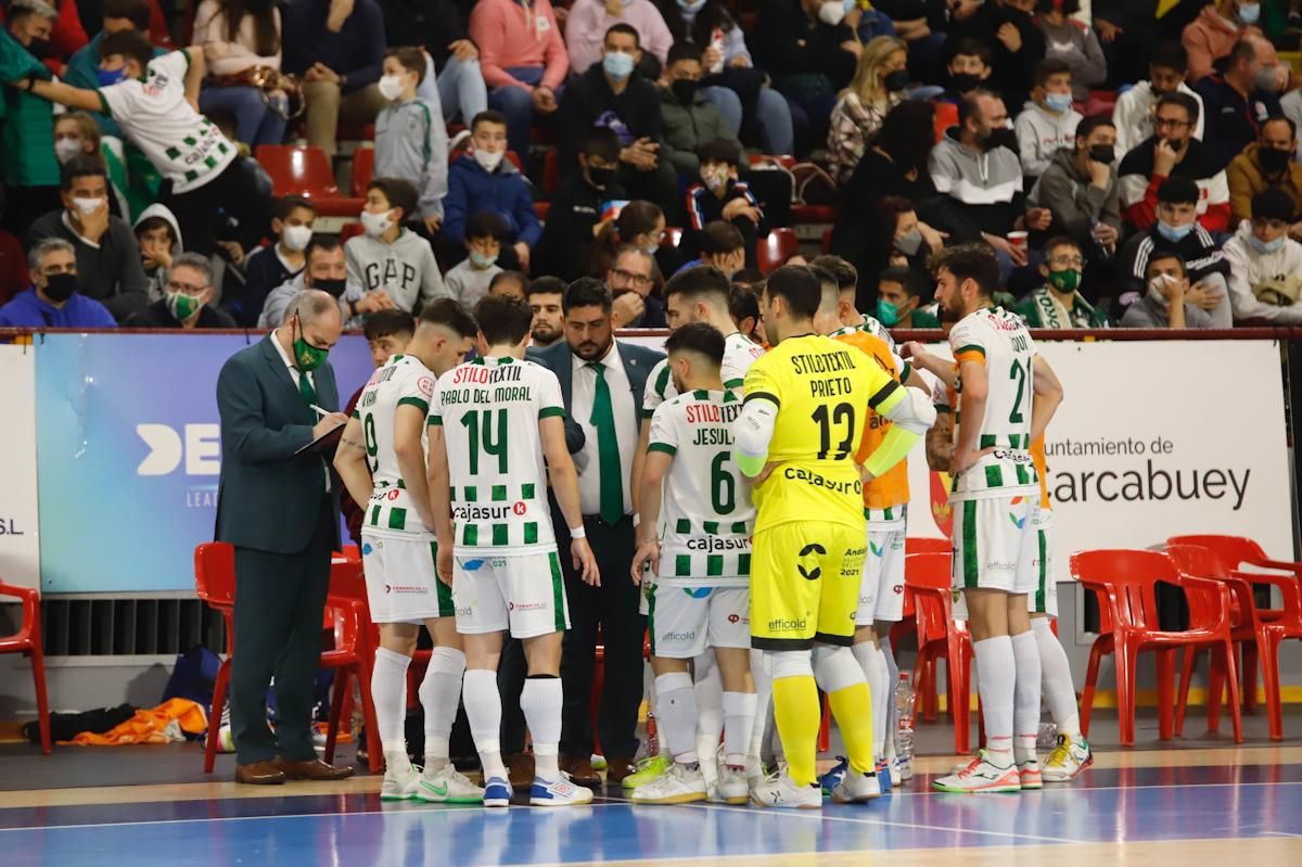 Las imágenes del derbi entre el Córdoba Futsal y el Betis en Vista Alegre