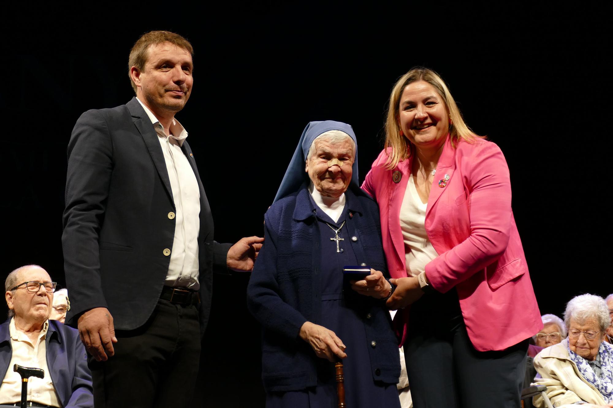 Totes les imatges de l'acte d'homenatge a les persones que celebren 90 anys aquest 2023