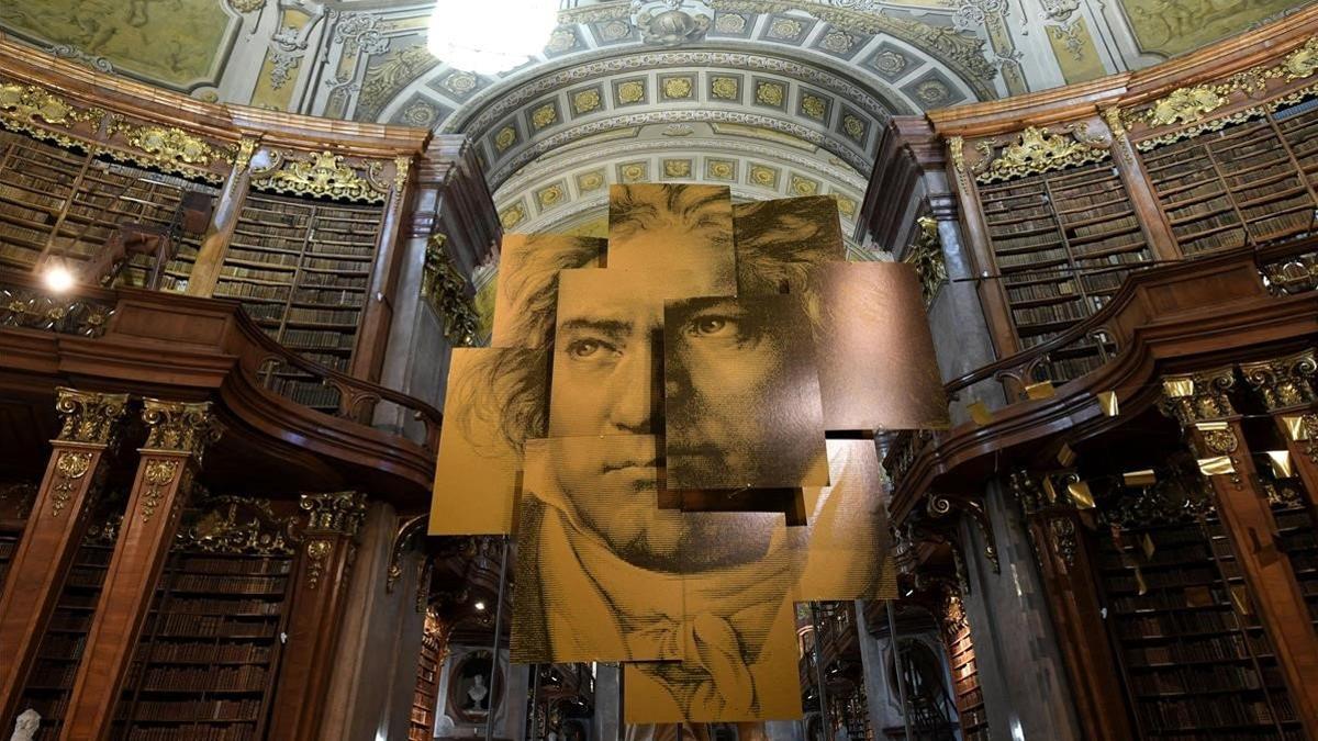 Exposición sobre Beethoven en la Biblioteca Nacional de Austria.