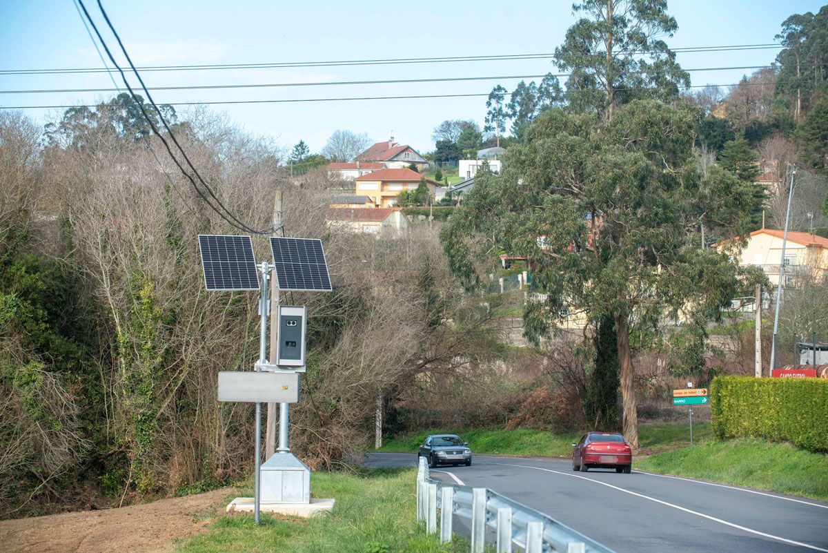 La DGT activa un nuevo radar en una carretera que une Oleiros, Cambre y Abegondo