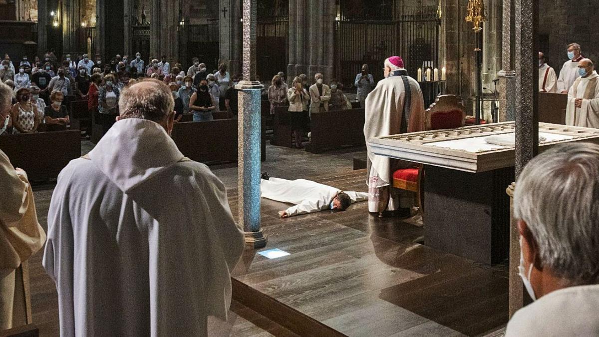 Edgar Jaulent, nou diaca del Bisbat de Girona | ÀNGEL ALMAZAN (BISBAT DE GIRONA)
