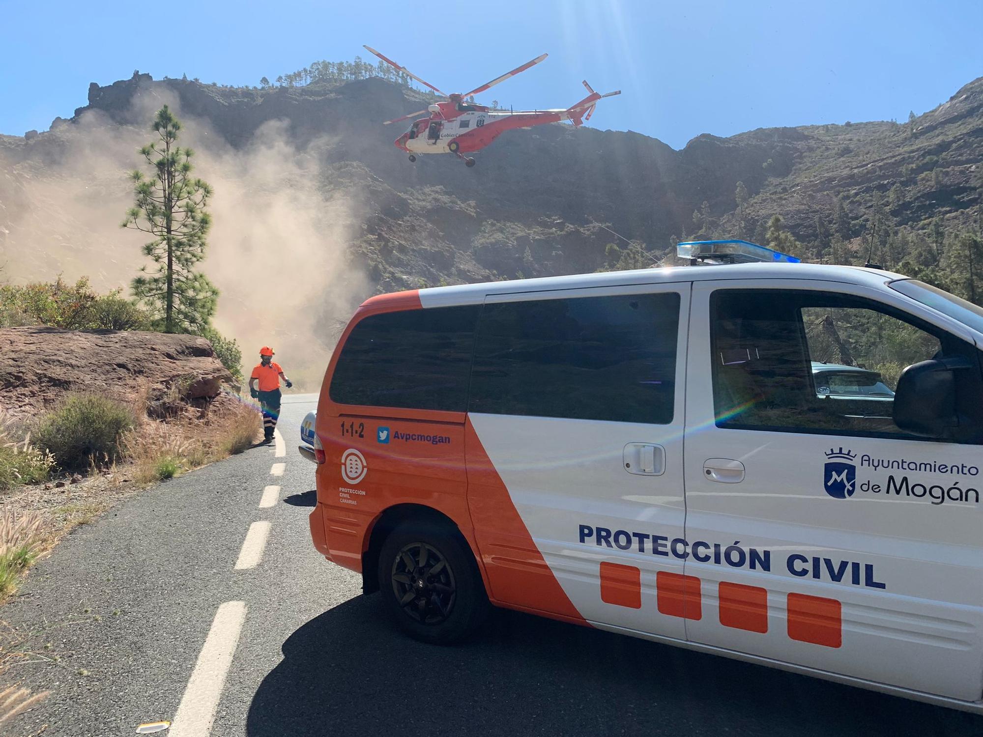 Grave al sufrir una caída en Gran Canaria