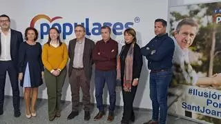 El PP de Sant Joan se une al equipo de gobierno con Cs "por responsabilidad" y se reparte las áreas del PSOE