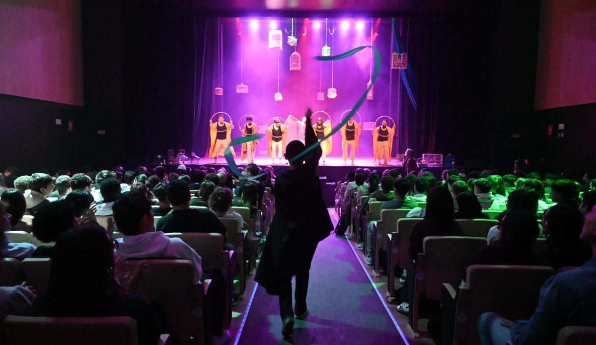 Obra de teatro 'Cuentos desde la celda', interpretada en Gáldar.