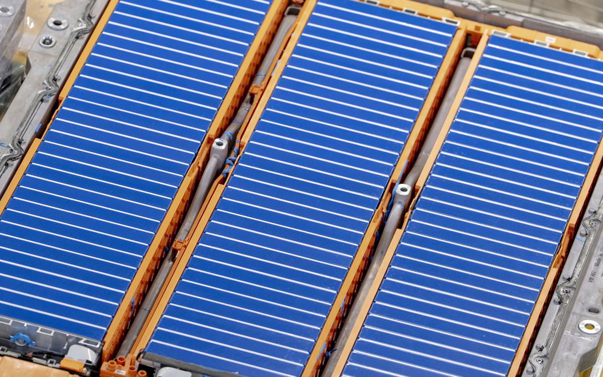 Baterías en  la planta de ensamblaje de aterías de Seat S.A. en Martorell