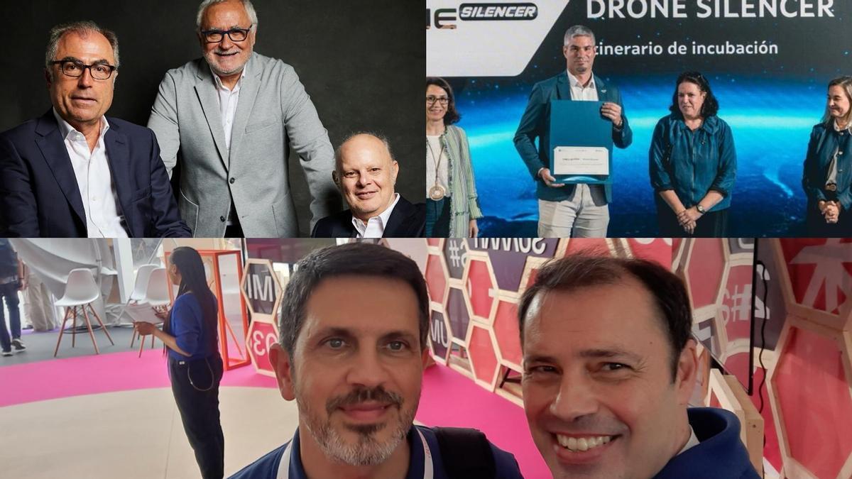 Fundadores de empresas que impulsarán el ecosistema aeroespacial gallego.
