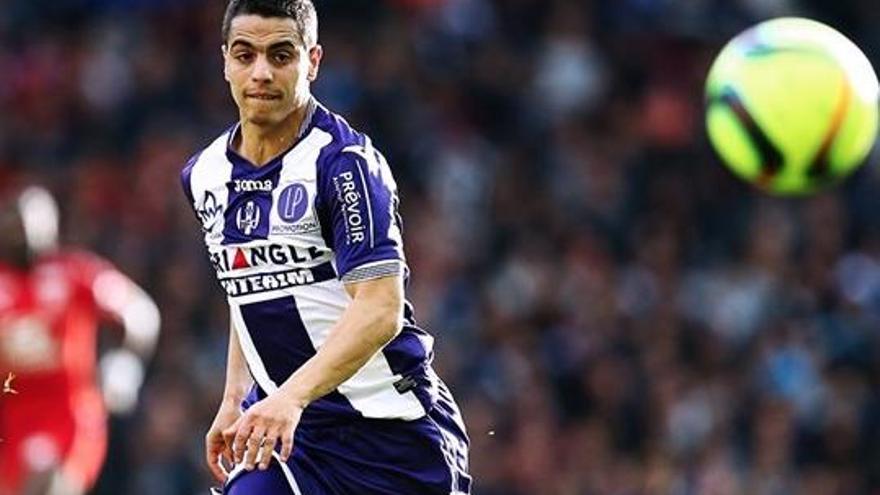 Yedder durante un partido con el Toulouse.