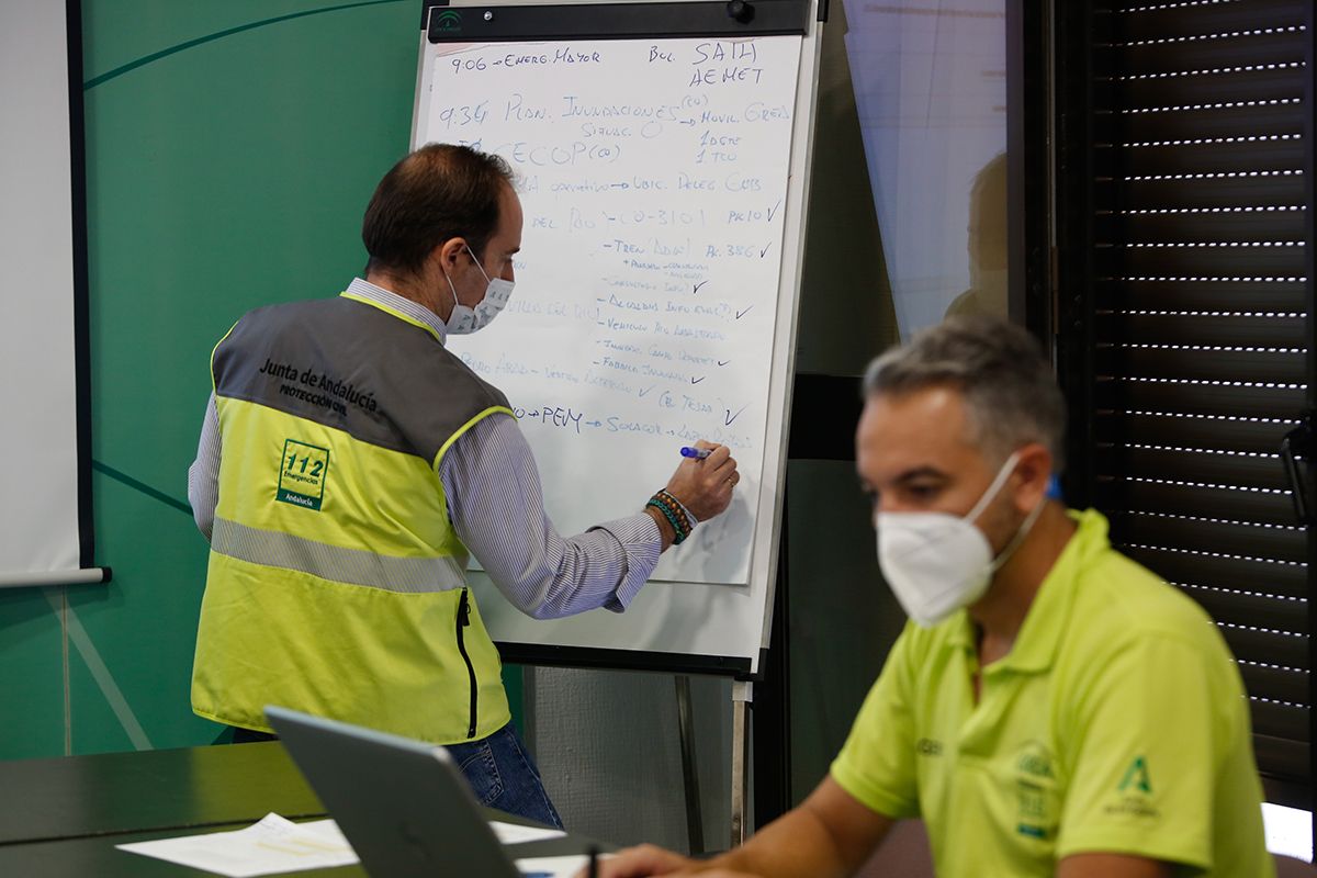 Simulacro de emergencias 112 Andalucía