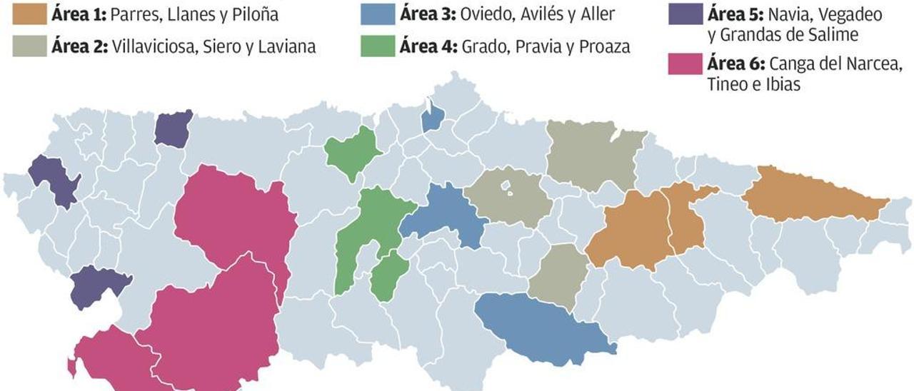 El Principado planea suprimir nueve de sus centros de conservación de carreteras