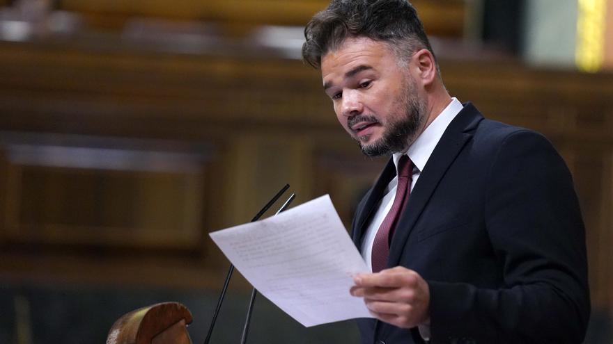 Rufián lo admite